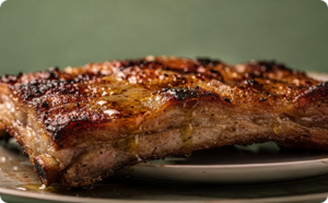 Costilla de cerdo a la parrilla
