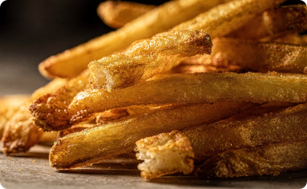 Papas fritas doradas