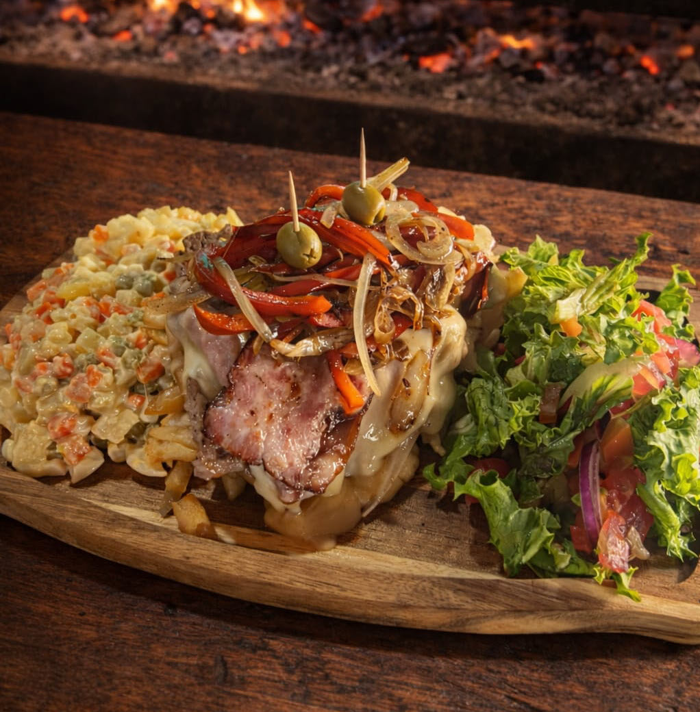 Chivito al plato